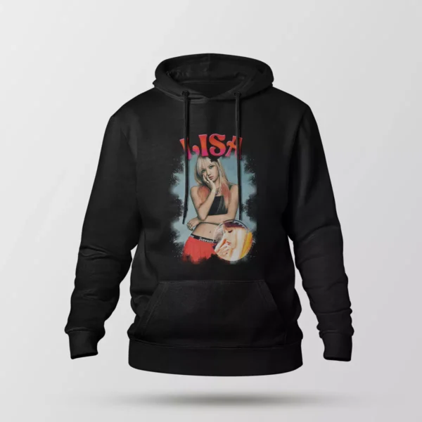 هودی بلک‌پینک طرح لیسا (Lalisa)