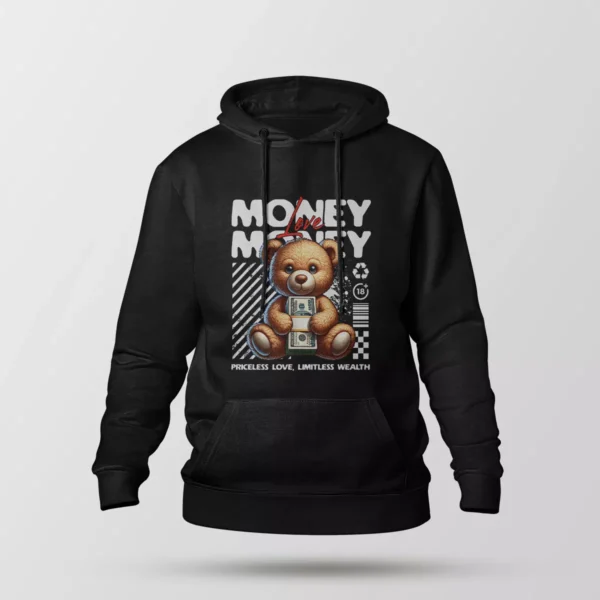 هودی خرس طرح Money Love Money