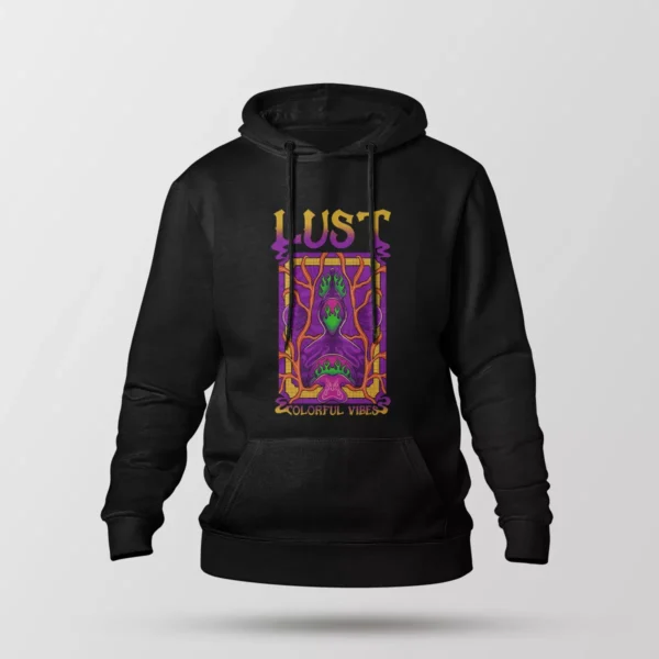 هودی طرح Lust Colorful Vibes
