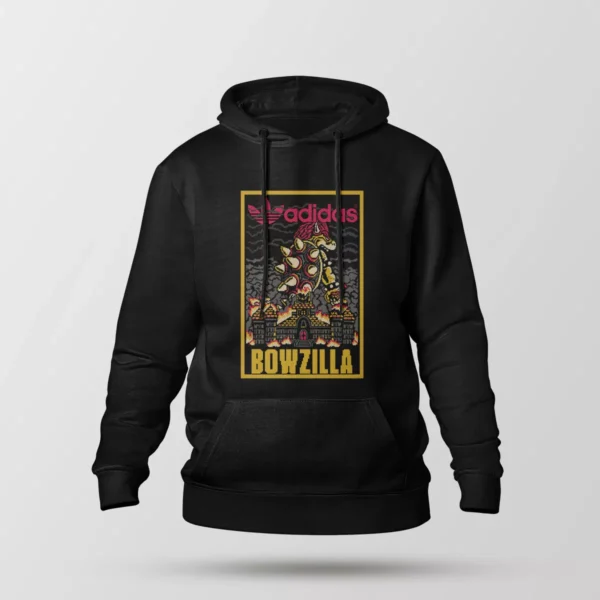 هودی آدیداس و سوپر ماریو طرح Bowzilla