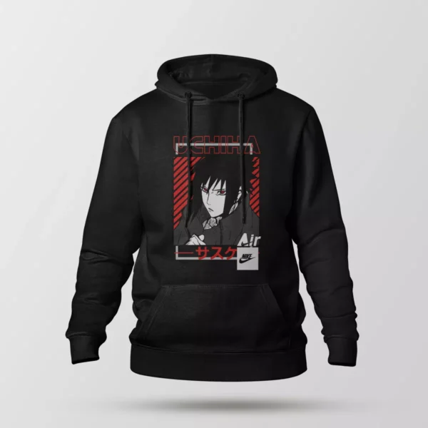 هودی انیمه ناروتو طرح ساسکه اوچیها (Sasuke Uchiha)