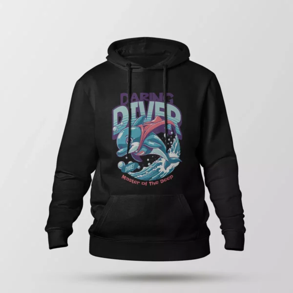 هودی دلفین طرح Daring Diver Master of the Deep