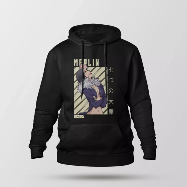 هودی انیمه هفت گناه مرگبار طرح مرلین (Merlin)