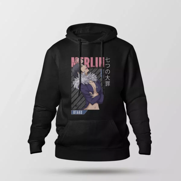 هودی انیمه هفت گناه مرگبار طرح مرلین اوتاکو (Merlin)