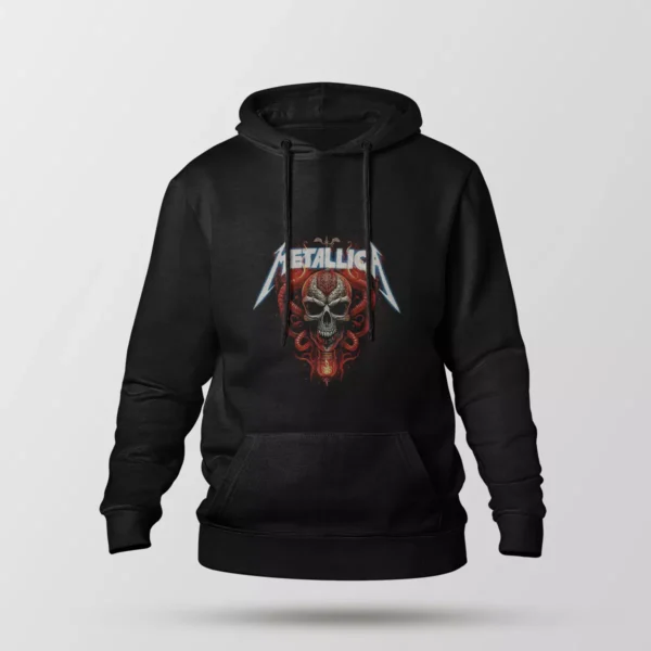 هودی متالیکا طرح جمجمه مار (Metallica)