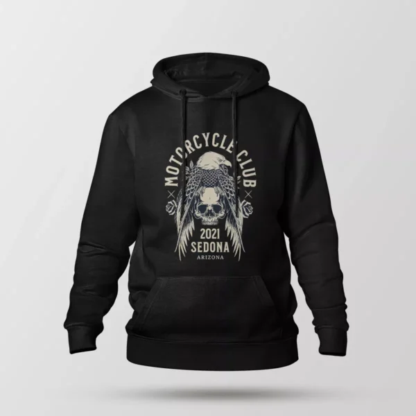 هودی موتورسواری طرح Motorcycle Club Sedona