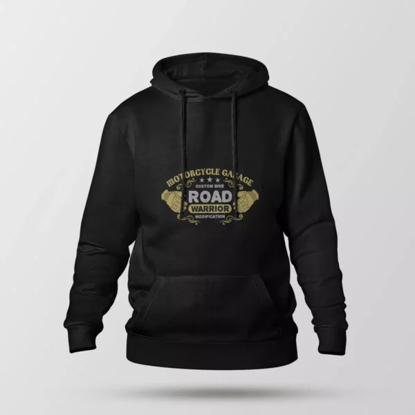 هودی موتورسواری طرح Road Warrior Garage