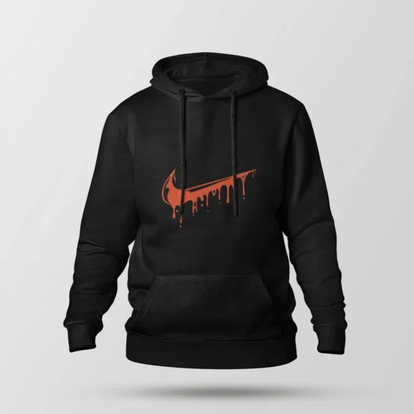 هودی نایکی طرح لوگوی مایع نارنجی (Nike Drip)
