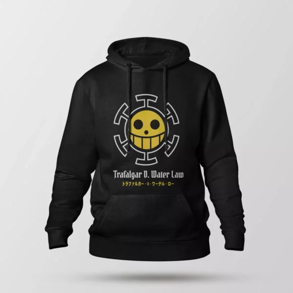 هودی انیمه وان پیس طرح ترافالگار لا (Trafalgar Law)