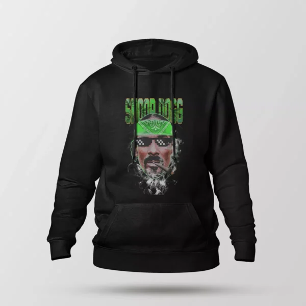 هودی اسنوپ داگ طرح پرتره سبز (Snoop Dogg)
