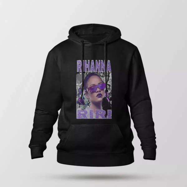 هودی ریحانا طرح RiRi بنفش (Rihanna)