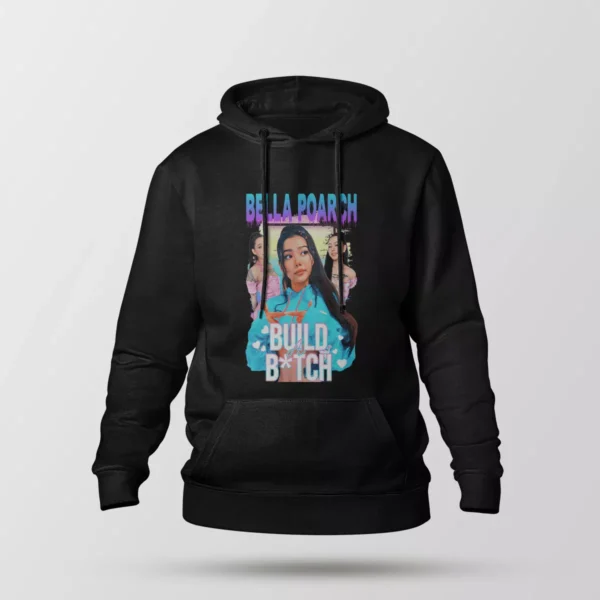 هودی بلا پورچ طرح Build a B*tch آبی (Bella Poarch)