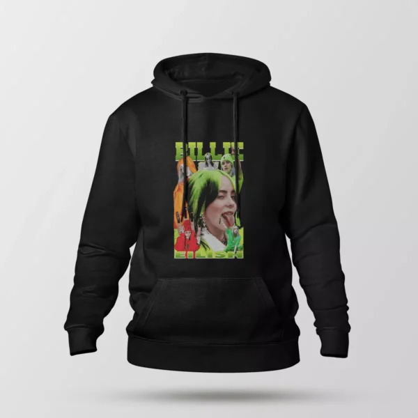 هودی بیلی آیلیش طرح رنگی (Billie Eilish)