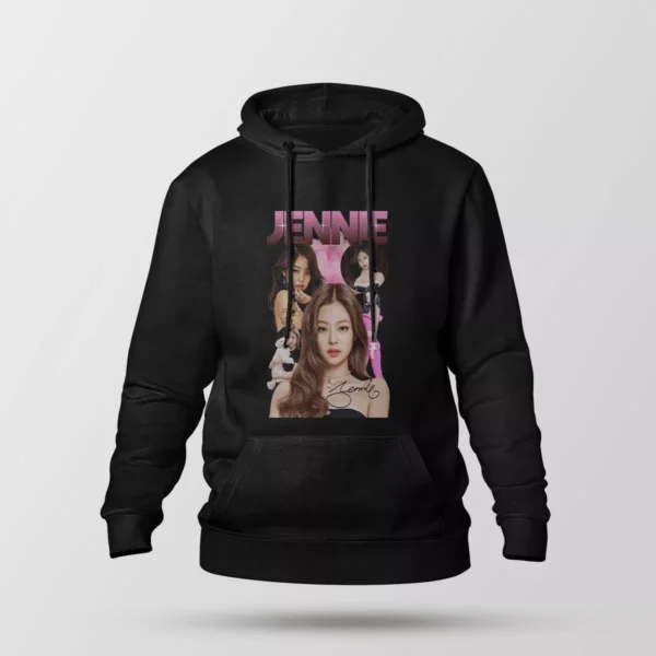 هودی جنی بلک‌پینک طرح پرتره (Jennie)