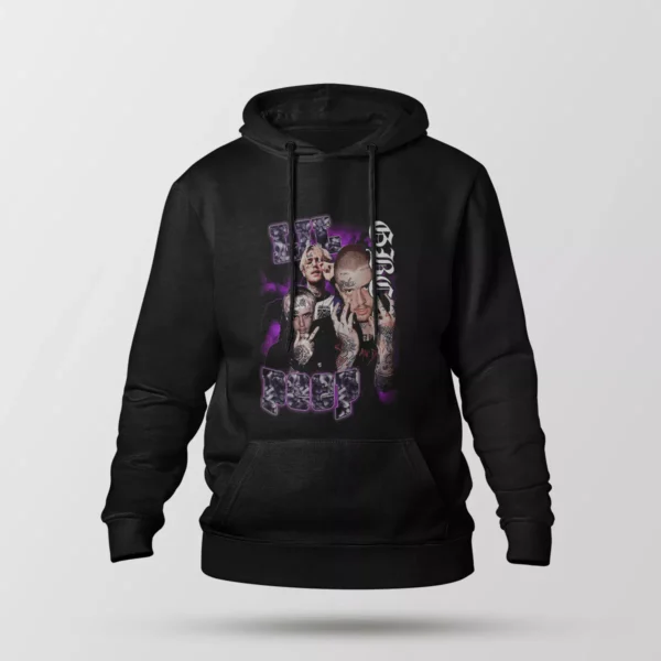هودی لیل پیپ طرح پرتره (Lil Peep)