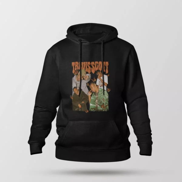 هودی تراویس اسکات طرح پروانه (Travis Scott)