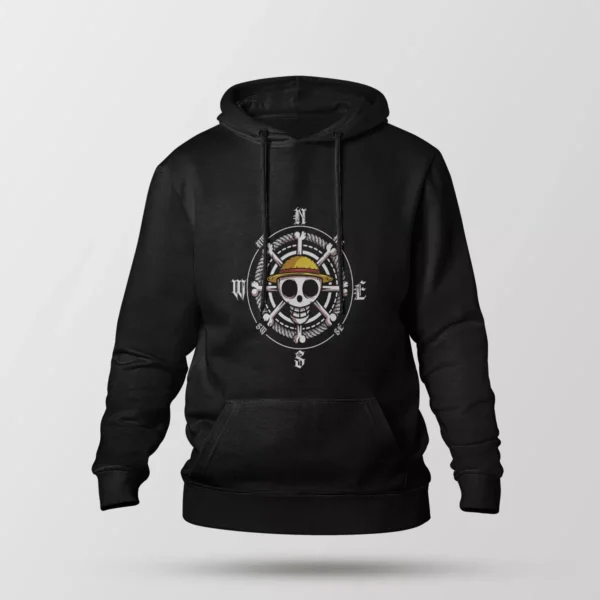 هودی انیمه وان پیس طرح جولی راجر (Jolly Roger)