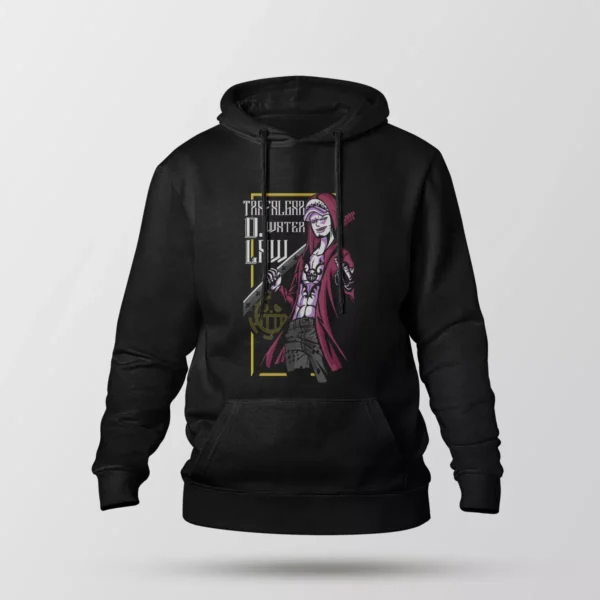 هودی انیمه وان پیس طرح ترافالگار لا (Trafalgar Law)