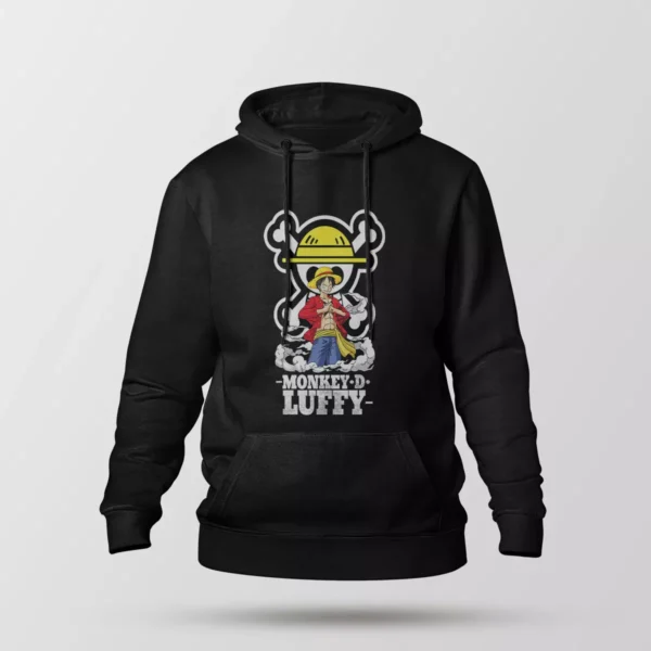 هودی انیمه وان پیس طرح جمجمه لوفی (Monkey D. Luffy)
