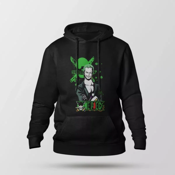 هودی انیمه وان پیس طرح زورو (Zoro)