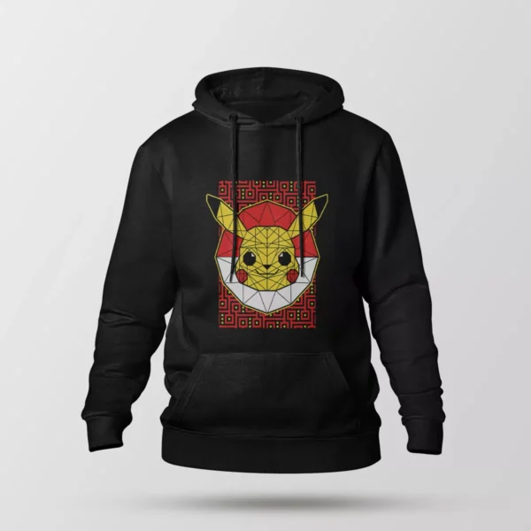 هودی پوکمون طرح هندسی پیکاچو (Pikachu)