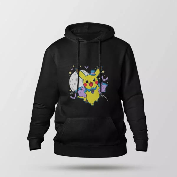 هودی پوکمون طرح پیکاچو خفاشی هالووین (Pikachu)