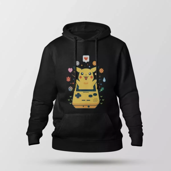 هودی پوکمون طرح پیکاچو و گیم‌بوی رنگی (Pikachu)