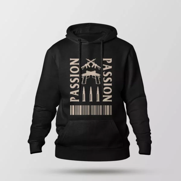 هودی طرح Passion با اسلحه