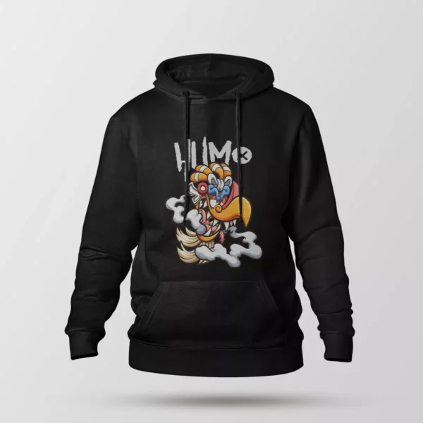 هودی طرح هیولای رنگی Humo