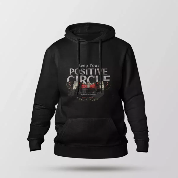 هودی پروانه طرح Positive Circle