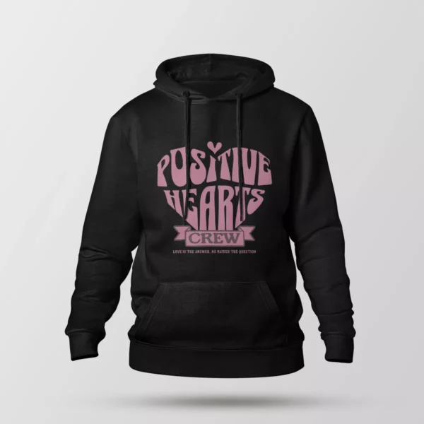 هودی طرح Positive Hearts Crew