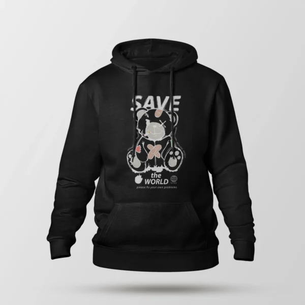 هودی خرس طرح Save the World