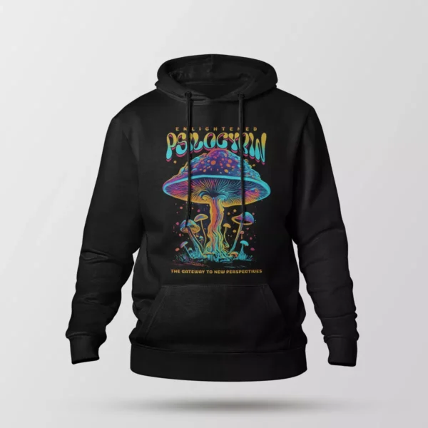 هودی قارچ طرح Enlightened Psilocybin