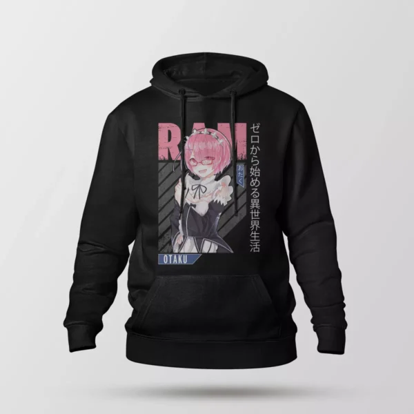 هودی انیمه طرح رم (Ram - Re:Zero)