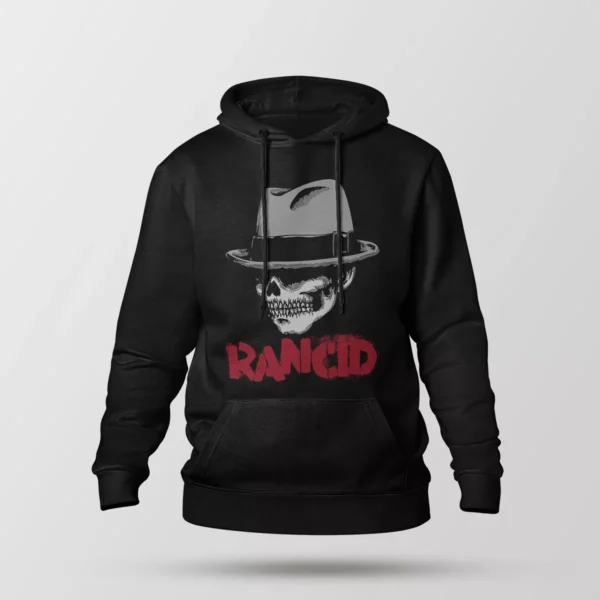 هودی رنسید طرح جمجمه کلاه‌دار (Rancid)