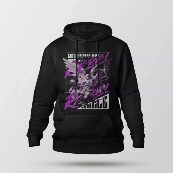 هودی فرشته طرح Rebel Youth