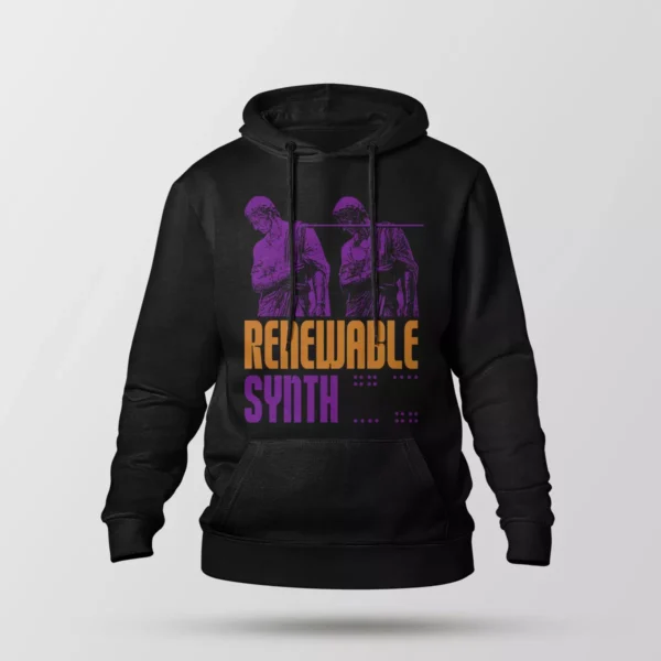 هودی سایبرپانک طرح Renewable Synth Statue