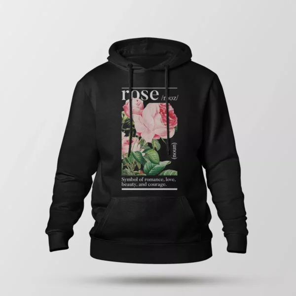هودی گل رز طرح دیکشنری Rose