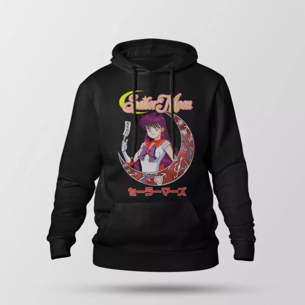 هودی انیمه سیلور مون طرح سیلور مارس (Sailor Mars)