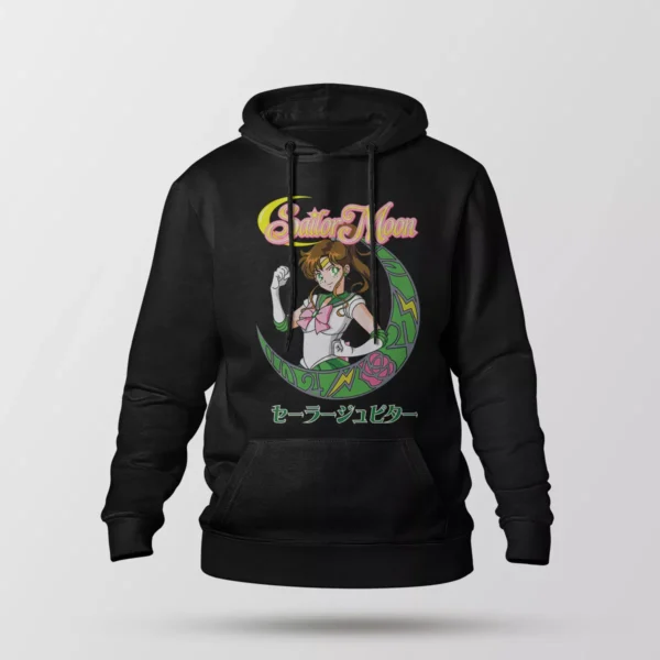 هودی انیمه سیلور مون طرح سیلور جوپیتر (Sailor Jupiter)