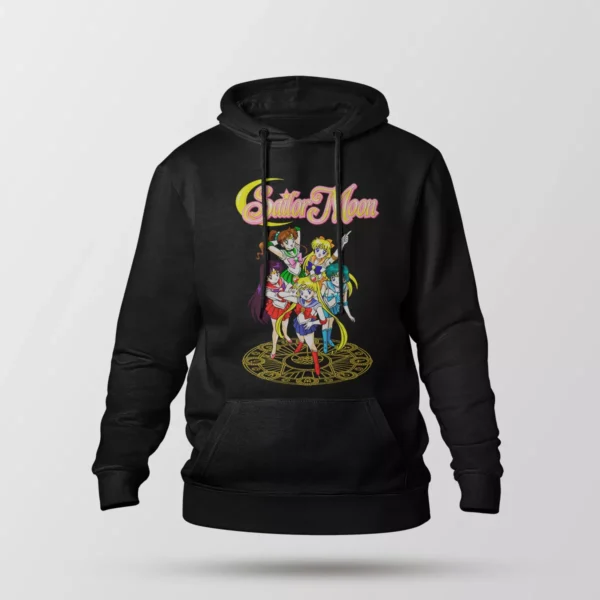 هودی انیمه سیلور مون طرح گروهی شخصیت‌ها (Sailor Moon)