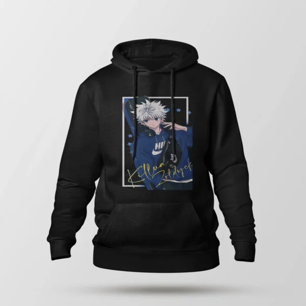 هودی انیمه هانتر x هانتر طرح کیلوا زولدیک (Killua)