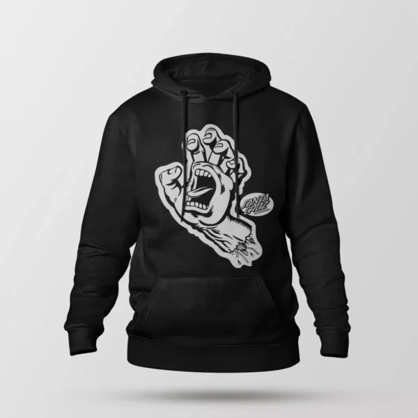هودی گرافیتی طرح دست فریاد (Screaming Hand)