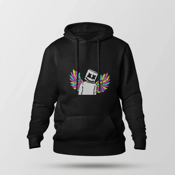 هودی مارشملو طرح بال‌های رنگی (Marshmello)