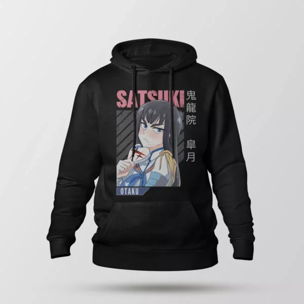 هودی انیمه ساتسوکی طرح Otaku کیل لا کیل