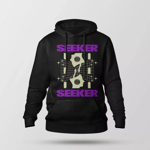 هودی طرح Seeker بنفش