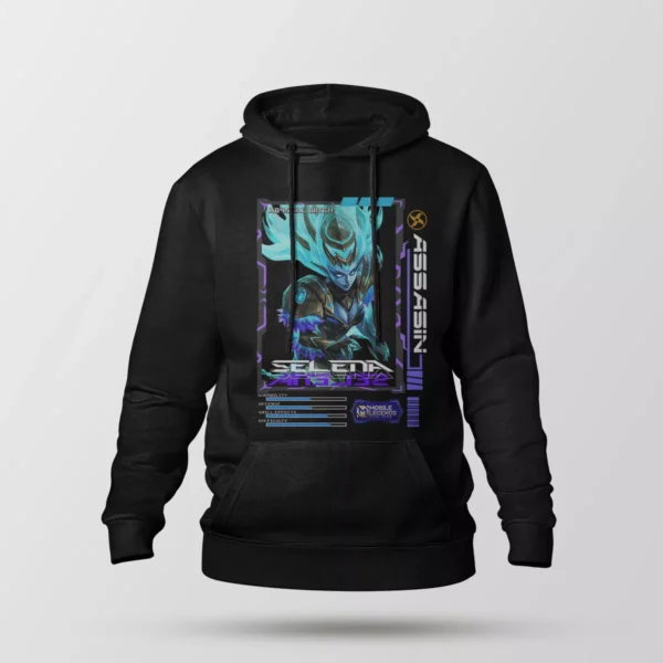 هودی موبایل لجندز طرح Abyssal Witch Assassin (Mobile Legends)