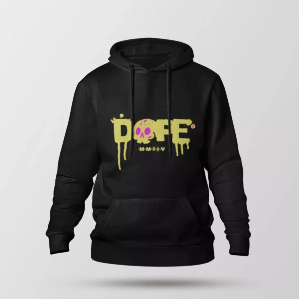 هودی جمجمه طرح گرافیتی Dope
