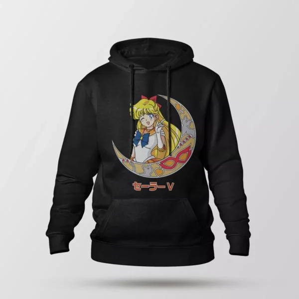 هودی انیمه سیلور مون طرح سیلور وی (Sailor V)