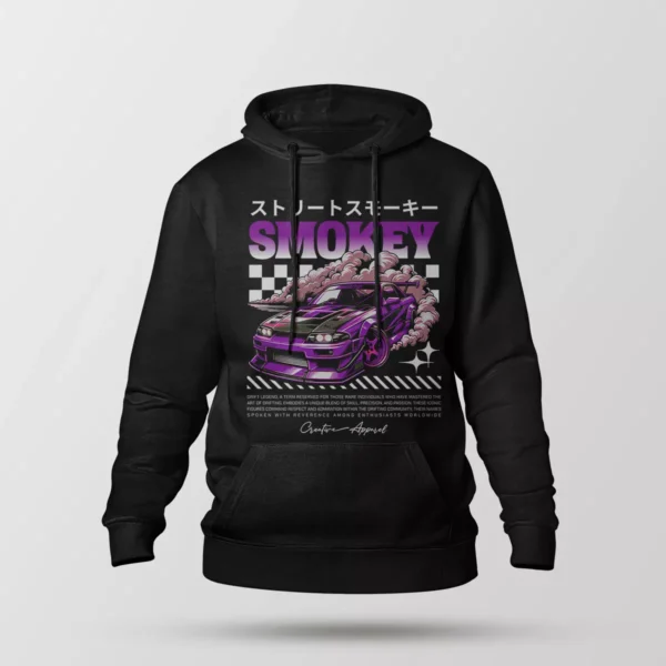 هودی طرح ماشین دریفت Smokey